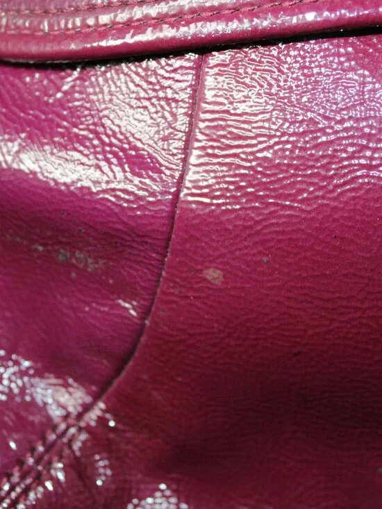 Authentic COACH Soho Plum Patent Leather Crossbody Shoulder Bag - Picture 11 of 16